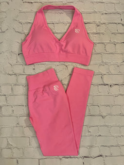 Barbie Pink V-Neck Halter Set