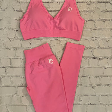 Barbie Pink V-Neck Halter Set