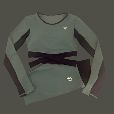 Teal Crop Set